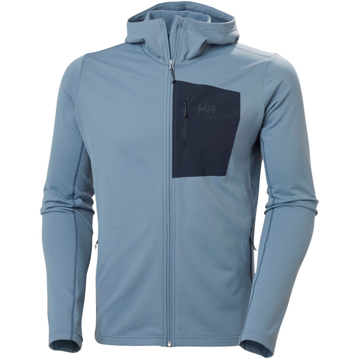 2025 Helly Hansen Mens Versalite Hooded Fleece Jacket 49547 - Washed Navy